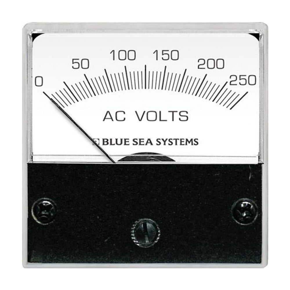 Blue Sea 8245 AC Analog Micro Voltmeter - 2" Face, 0-250 Volts AC [8245]